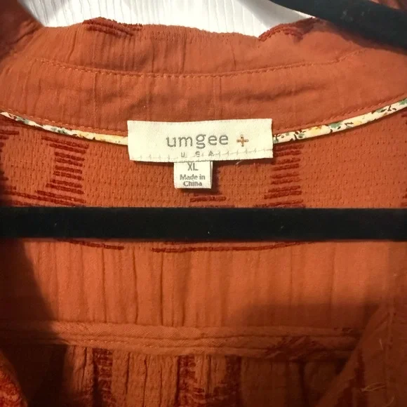 Umgee Frayed Detail Polka Dot Maxi Dress- XL - Picture 3 of 7